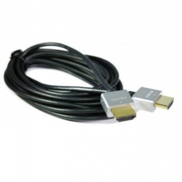 Extradigital HDMI до HDMI, 3m, v1.4b, 36 AWG, Gold, PVC, Ultra-Slim